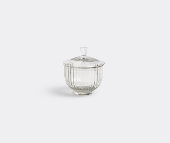 Lyngby Porcelæn Glass bonbonniere, small Grey smoke ${masterID}