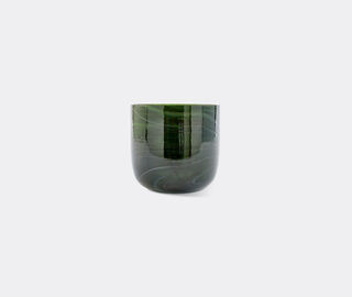 POLSPOTTEN 'Marbled Glass' vase, small, green GREEN POLS25VAS205GRN