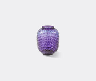 POLSPOTTEN 'Honeycomb' vase, large, dark purple PURPLE POLS25VAS607PUR