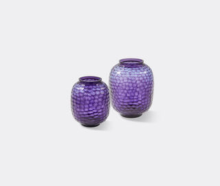 POLSPOTTEN 'Honeycomb' vase, large, dark purple PURPLE POLS25VAS607PUR