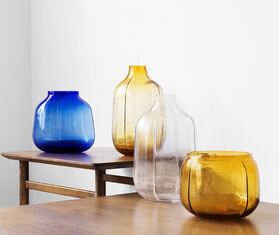 Normann Copenhagen 'Step' vase, brown, small BROWN NOCO19STE879BRW