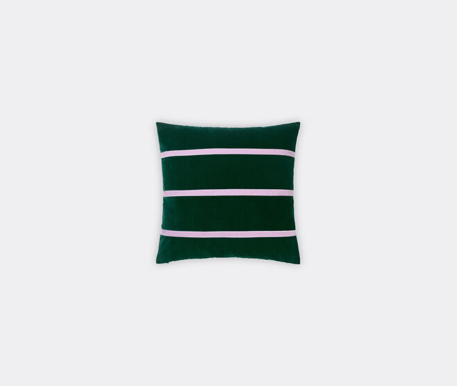 Christina Lundsteen 'Gemma' cushion, emerald and lavender MULTICOLOUR CHLU25GEM767MUL