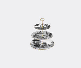 Simone Guidarelli Home 'Souvenirs De Voyage' three-tier cake stand, black and white MULTICOLOUR SIMO26SOU140MUL