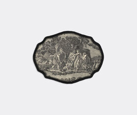 Gucci 'Toile De Jouy' placemat and napkin, black BLACK GUCC23PLA759BLK