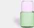 Ichendorf Milano 'Revolve' vase, small, green and pink  ICMI22REV319MUL
