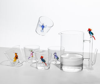 Ichendorf Milano 'Talking Trees' tumbler, set of six, multicolor MULTICOLOUR ICMI26TAL544MUL