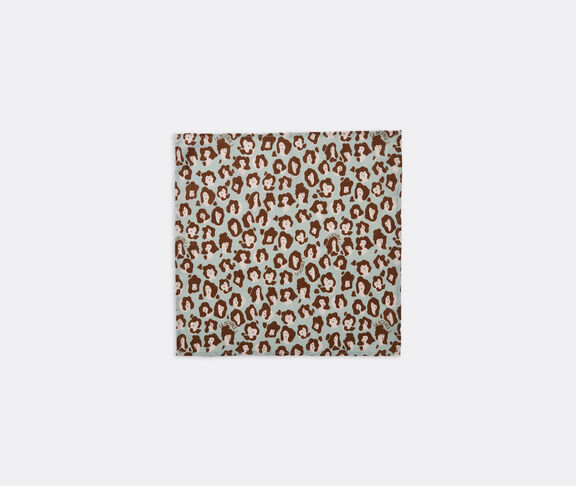 La DoubleJ 'Lady Leopard Acqua' large napkins, set of two undefined ${masterID}