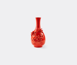 POLSPOTTEN 'Birds' vase, orange ORANGE POLS26VAS437ORA