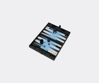 Smythson 'Panama' backgammon case, black BLACK SMYT23PAN217BLK