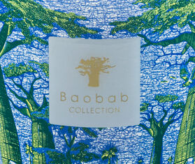 Baobab Collection &#39;Sacred Trees Yarani&#39; candle, small, blue and green MULTICOLOUR BAOB25SCE912MUL
