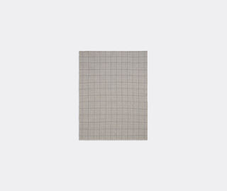 ALONPI 'Babette' throw, ecru, steel and camel MULTICOLOUR ALON23BAB314GRY