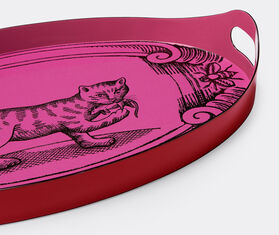Gucci 'Cat' oval metal tray PINK GUCC18OVA544PIN