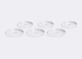 Ichendorf Milano Piuma' tea saucer, set of six TRANSPARENT ICMI19PIU095TRA