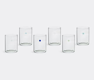 Ichendorf Milano 'Soleils' water glass, set of six TRANSPARENT ICMI20SOL343TRA