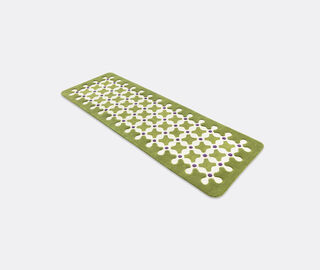 Cc-tapis 'Criss Cross Runner' rug, green GREEN CCTA25CRI839GRN