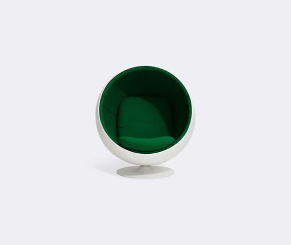 Eero Aarnio Originals Ball Chair, White, Kvadrat Hallingdal 65 Green 944 Green ${masterID} 2