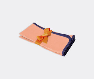 La DoubleJ 'Rainbow Rose' large napkin, set of two PINK LADJ23LAR406PIN