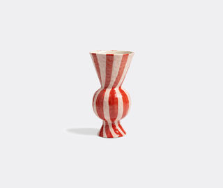 &amp;k Amsterdam 'Rhombic' vase, red MULTICOLOUR AMST25VAS029MUL