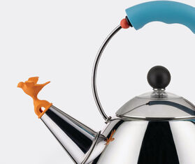 Alessi Kettle, blue handle SILVER ALES23KET373SIL