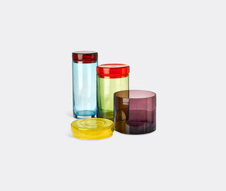 POLSPOTTEN 'Caps &amp; Jars' multi mix, set of three MULTICOLOUR POLS22CAP780MUL