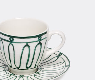 THEMIS Z 'Kyma' espresso cup and saucer, green GREEN THEM24KYM672GRN