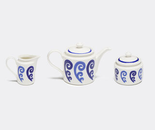 THEMIS Z 'Athenee Peacock' tea set, blue BLUE THEM24ATH303BLU