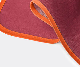 La DoubleJ &#39;Rainbow Raspberry&#39; large napkin, set of two MULTICOLOUR LADJ23LAR420PUR