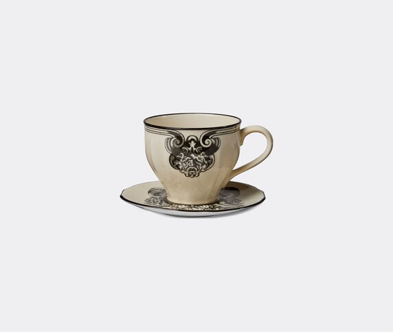 Gucci 'Star Eye' demitasse cup and saucer, set of two, white