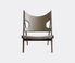 Menu 'Knitting' chair, leather  MENU19KNI589BEI