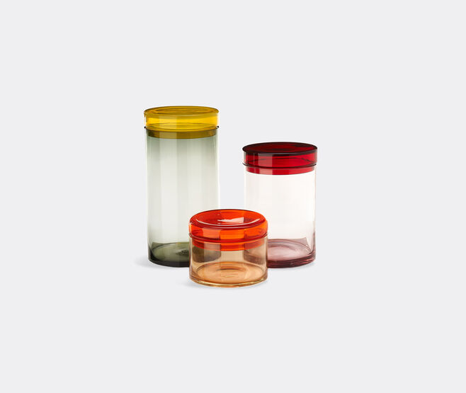 POLSPOTTEN 'Caps & Jars XL', set of three MULTICOLOUR POLS22CAP200MUL