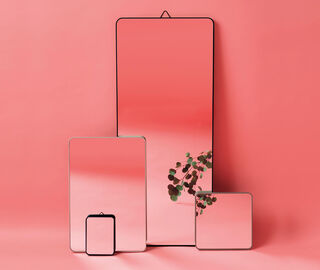 Sch&ouml;nbuch 'View' wall mirror, extra small BLACK SCHO22VIE970BLK