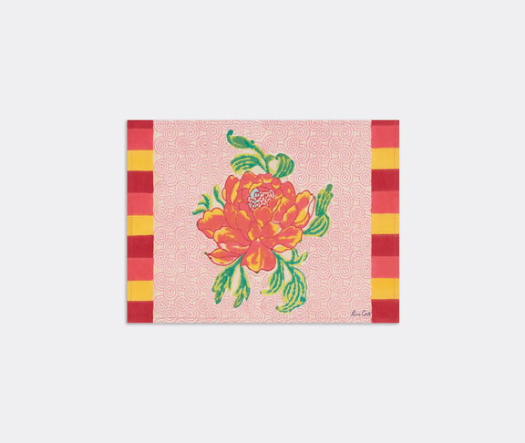 Lisa Corti 'Camelia Magenta' placemats, set of four, pink undefined ${masterID} 2