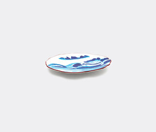 Seletti 'Classic on Acid, Melting Landscape' dessert plate BLUE SELE23DES336MUL