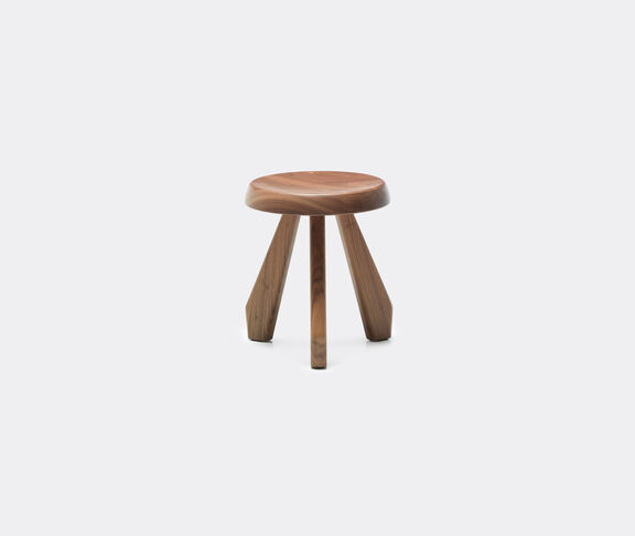 Cassina 'Tabouret Méribel' stool, american walnut  undefined ${masterID} 2