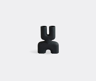 101 Copenhagen 'Cobra Double' mini  vase, black BLACK COPH25COB157BLK