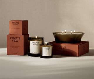 Audo Copenhagen 'Private View' candle, large RED MENU22OLF664RED