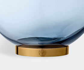 AYTM 'Globe' vase with stand, navy MULTICOLOUR AYTM21GLO450BLU