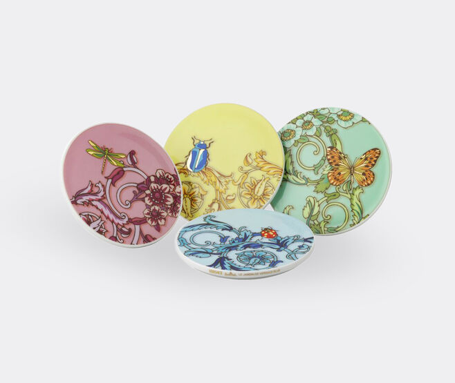 Rosenthal 'Jardin de Versace' coaster, set of four, multicolor MULTICOLOUR ROSE26COA210MUL