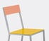 Valerie_objects 'Alu' chair Yellow, pink VAOB17ALU226YEL