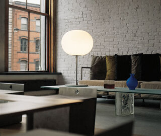 Flos 'Glo-Ball Table 1' lamp, silver, US plug SILVER FLOS23GLO990SIL