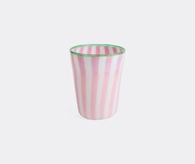 Lisa Corti 'Circus' vase, pink, white and mint PINK LICO26CIR642PIN