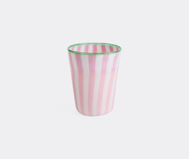 Lisa Corti 'Circus' vase, pink, white and mint PINK LICO26CIR642PIN
