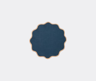La DoubleJ 'Rainbow Navy Cloud' tablemat, set of two BLUE LADJ23CLO932BLU