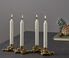 Gejst 'Molekyl candlelight' candleholder, set of two, brass Brass GEJS23MOL236BRA