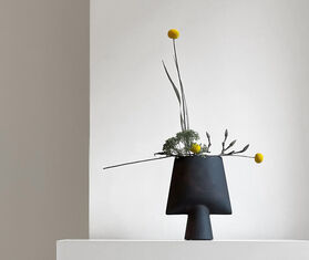 101 Copenhagen &#39;Sphere&#39; square vase, mini, coffee BROWN COPH21SPH920BRW