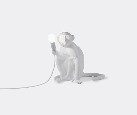 Seletti 'Monkey' lamp sitting, UK plug