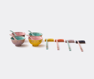 POLSPOTTEN 'Grandpa' Asian bowl, set of four, multicolor MULTICOLOUR POLS24ASI046MUL