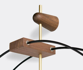 Nomon 'Micro Barcelona' clock WALNUT NOMO21MIC951BLK