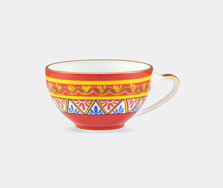 Dolce&amp;Gabbana Casa 'Carretto Siciliano' espresso cup and saucer MULTICOLOUR DGCA22POR788MUL