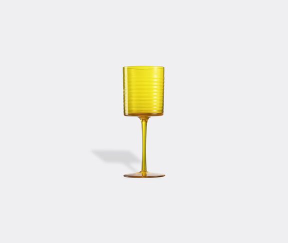 NasonMoretti Gigolo Water Glass, Striped Yellow Yellow ${masterID} 2